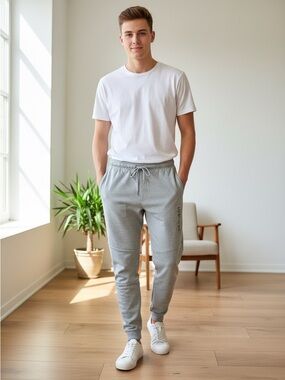 Brooklyn Cloth Men's “The Jogger” - Heather Gray - size Large NWT
